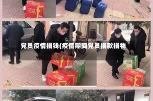 党员疫情捐钱(疫情期间党员捐款捐物)
