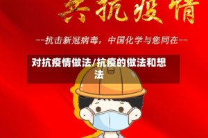 对抗疫情做法/抗疫的做法和想法