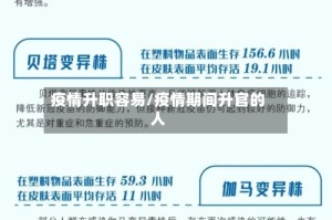 疫情升职容易/疫情期间升官的人