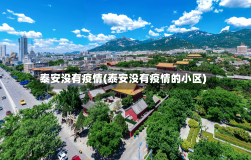 泰安没有疫情(泰安没有疫情的小区)-第2张图片