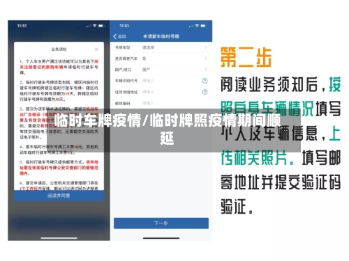 临时车牌疫情/临时牌照疫情期间顺延-第3张图片