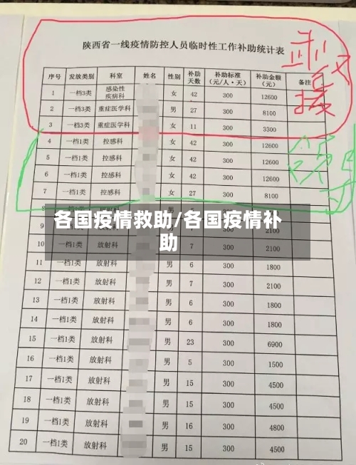 各国疫情救助/各国疫情补助-第2张图片