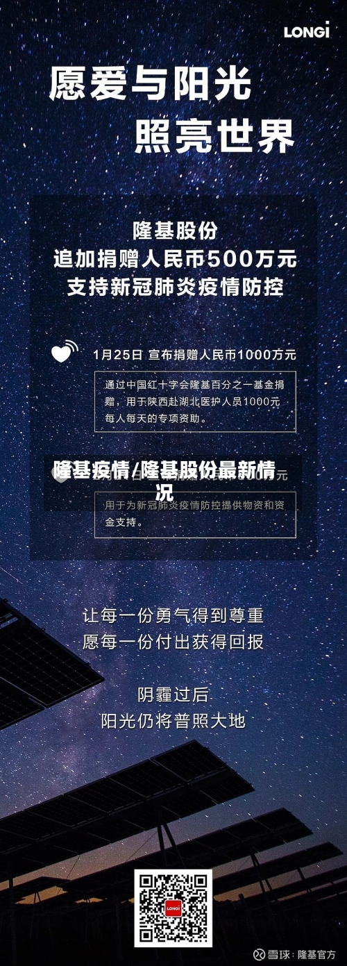 隆基疫情/隆基股份最新情况-第1张图片