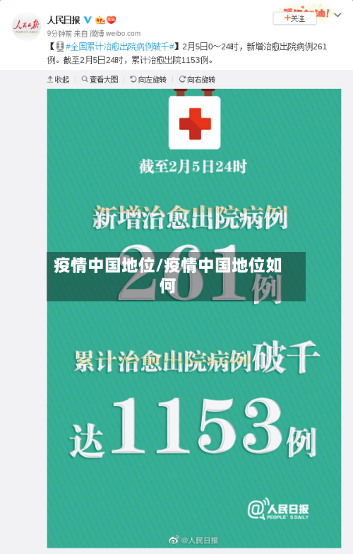 疫情中国地位/疫情中国地位如何-第2张图片