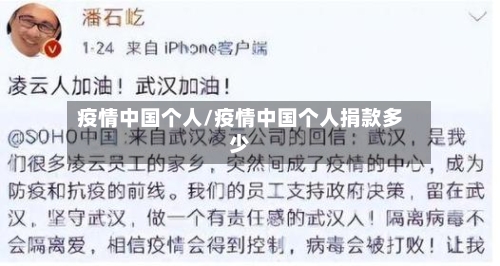疫情中国个人/疫情中国个人捐款多少-第3张图片